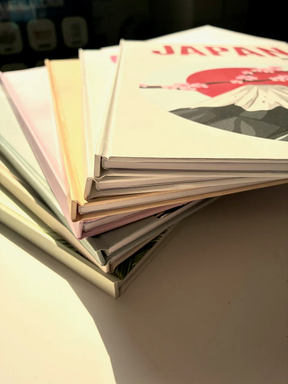 Japan ve kitap yığını: fotokitaplar bir arada